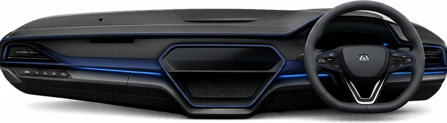 Midnight blue accent