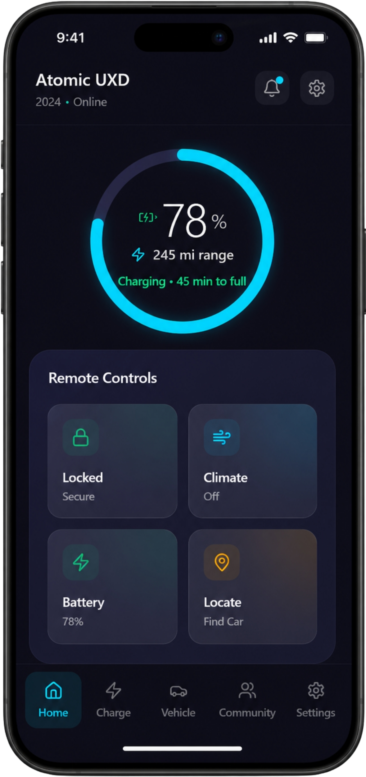 Home — Charge Status